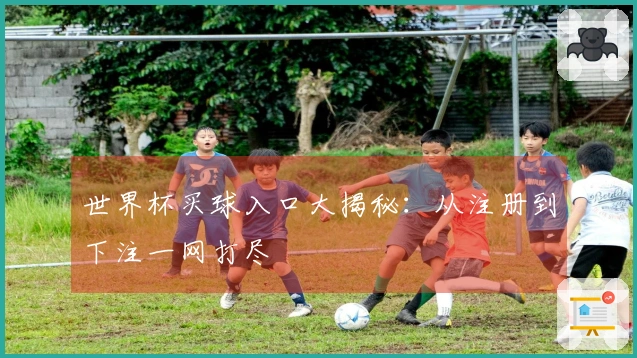 世界杯买球入口大揭秘：从注册到下注一网打尽